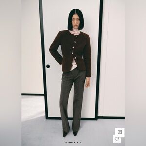 Mango BOUCLÉ JACKET WITH JEWEL BUTTONS